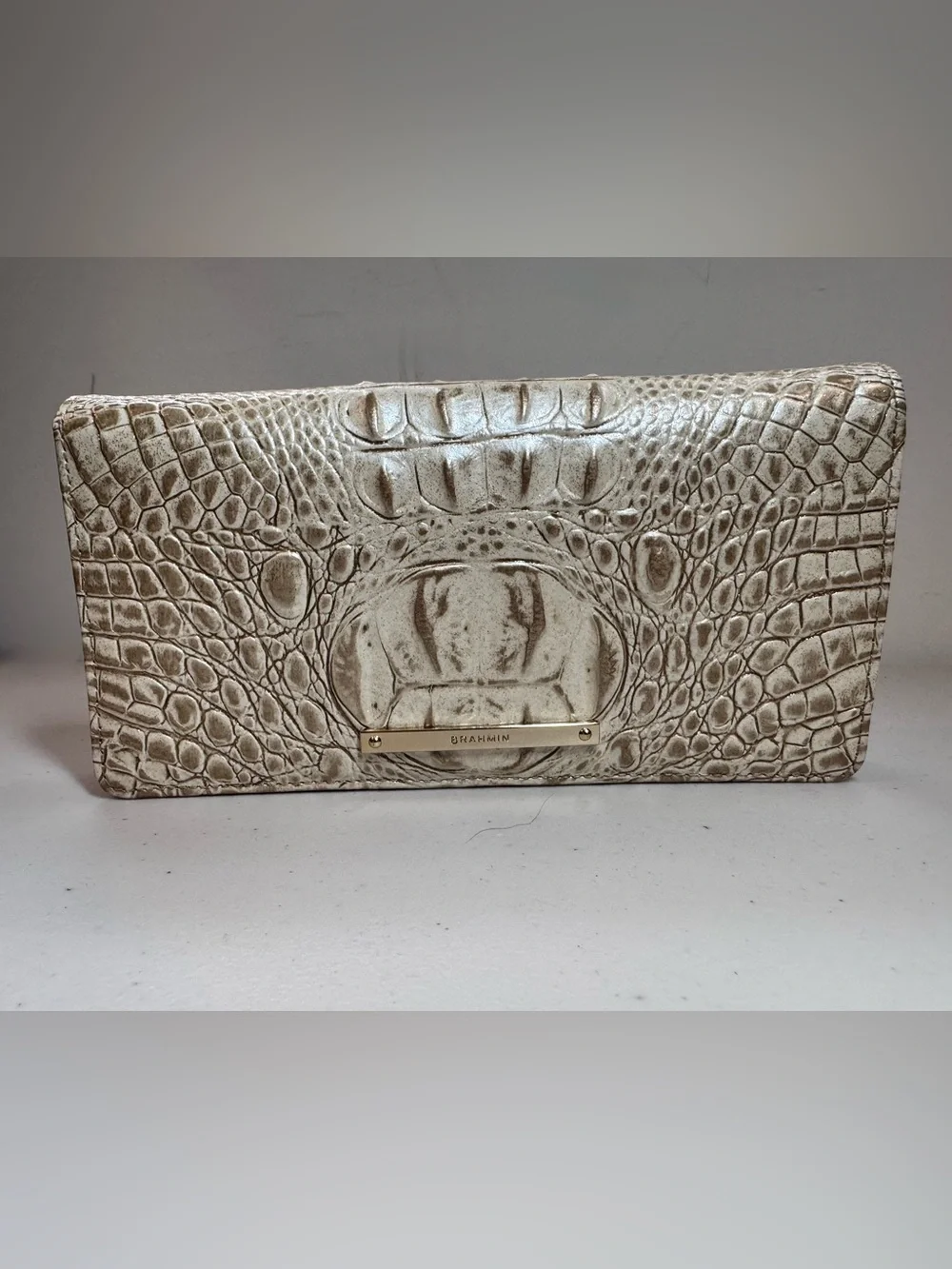Brahmin AnnMarie Stardust Melbourne Leather Wallet Clutch